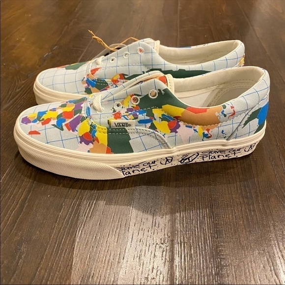 Vans Era Limited Edition Save Our Planet Skate Shoes Size 6 Women - Picture 6 of 12